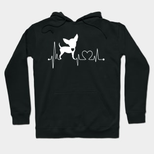 Chihuahua Dog Heartbeat Hoodie